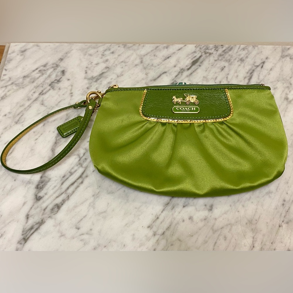 Coach Satin Wristlet